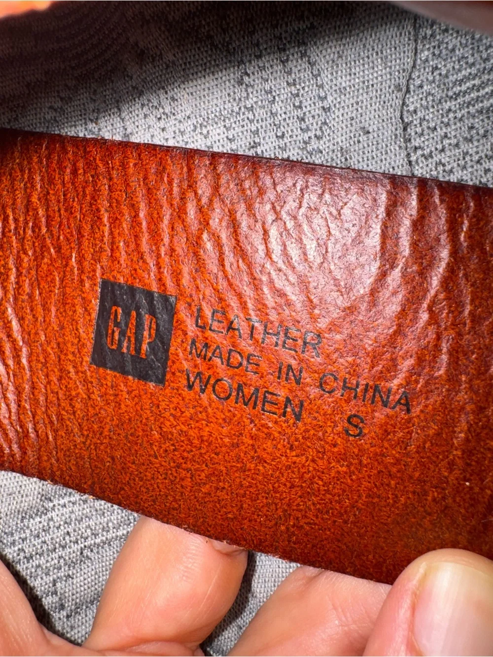 Vintage Gap Tan Brown Leather Belt S